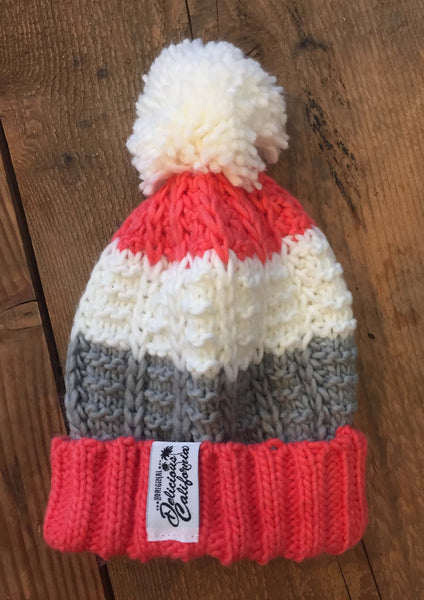 Delicious California 'MEDIUM' Striped Beanie - Delicious California