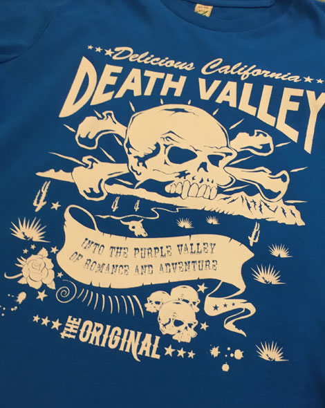 Death Valley (Blue) - Kids T-Shirt - Delicious California