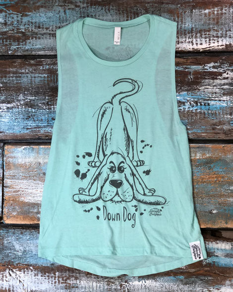 'Down Dog' Yoga vest top - Delicious California