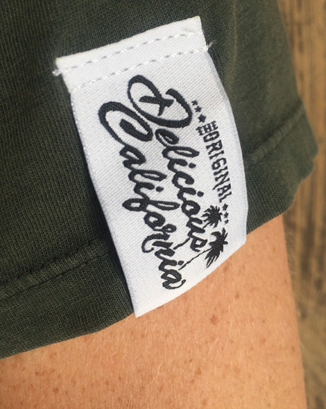 'Live Hard Fuck Slow' Graphic T-Shirt - Delicious California