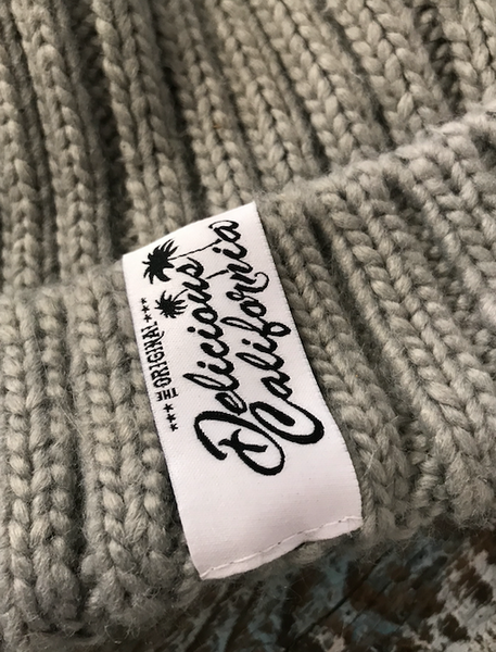 Delicious California Faux Fur Pom-Pom Beanies - Delicious California