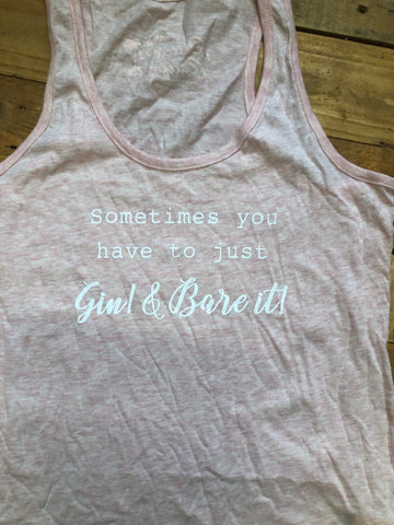 Yoga Vest - 'Sometimes You Have To GIN and Bare it'