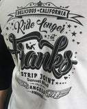 Baseball Tee - Franks Strip Joint (UNISEX) - Delicious California