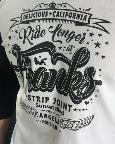 Baseball Tee - Franks Strip Joint (UNISEX)