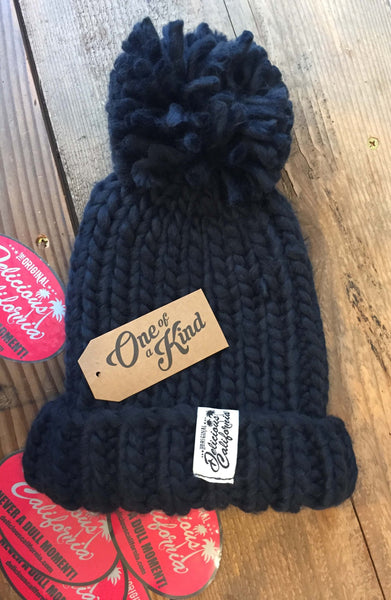 Delicious California 'CHUNKY' Pom-Pom Beanie - Delicious California