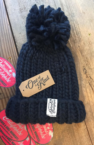 Delicious California 'CHUNKY' Pom-Pom Beanie