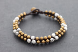 Bracelet Mala Howlite Beaded - Delicious California