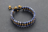 Sodalite Beaded Band Bracelet - Delicious California
