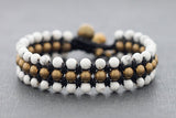 White Summer Beaded Bracelet - Delicious California