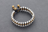 White Summer Beaded Bracelet - Delicious California