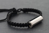Nylon cord bracelet with silver bullet (Unisex) - Delicious California