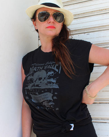 Death Valley - Women's Sleeveless T-Shirt - Delicious California