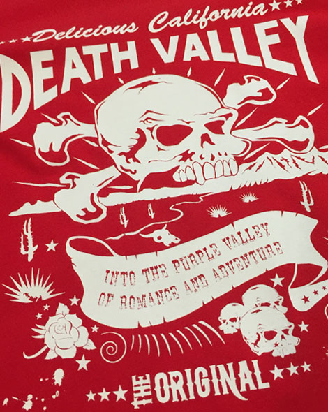 Death Valley (Red) - Kids T-Shirt - Delicious California