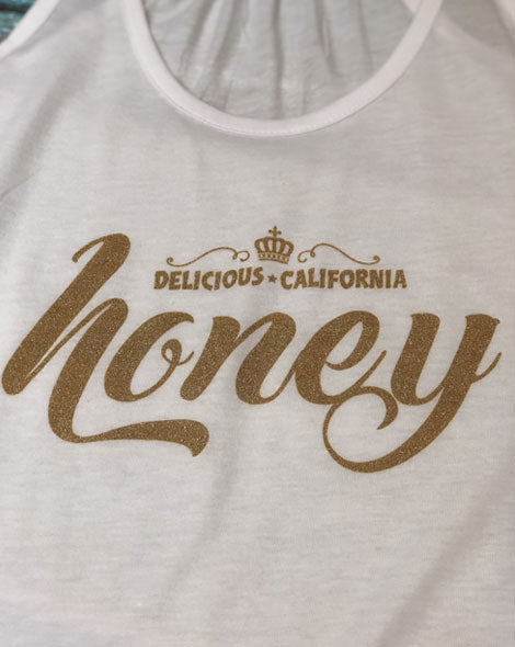 Yoga Vest - 'Honey' - Delicious California