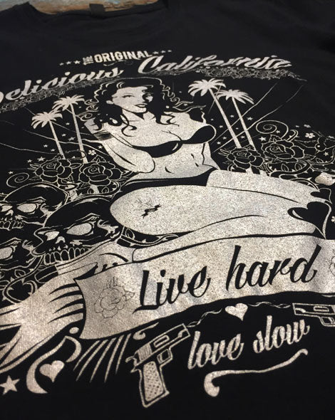 'Love Slow' Graphic T-Shirt - Delicious California