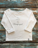 Flash Dance Sweatshirt - 'No Pain No Champagne' - Delicious California