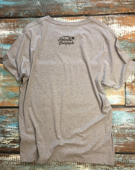 Southern Riders - Men's 100% Organic T-Shirt [Melange Grey] - Delicious California