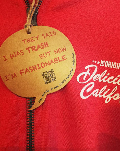 Surf Camp Zip-Up Hoody - [100% Recycled] - Delicious California