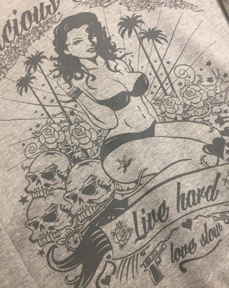 Sweatshirt (100% Organic) - Love Slow - Delicious California