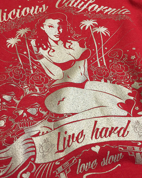 Sweatshirt (100% Recycled) - Love Slow - Delicious California