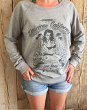 Sweatshirt (100% Organic) - Love Slow - Delicious California