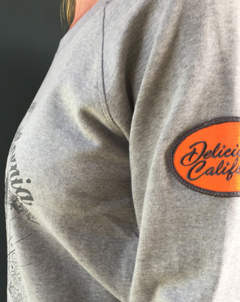 Sweatshirt (100% Organic) - Love Slow - Delicious California