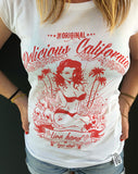 'Love Slow' Design - Women's Bamboo T-Shirt - Delicious California