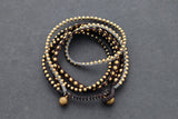 Boho Rock Warp Brass Bracelet - Delicious California