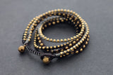 Boho Rock Warp Brass Bracelet - Delicious California