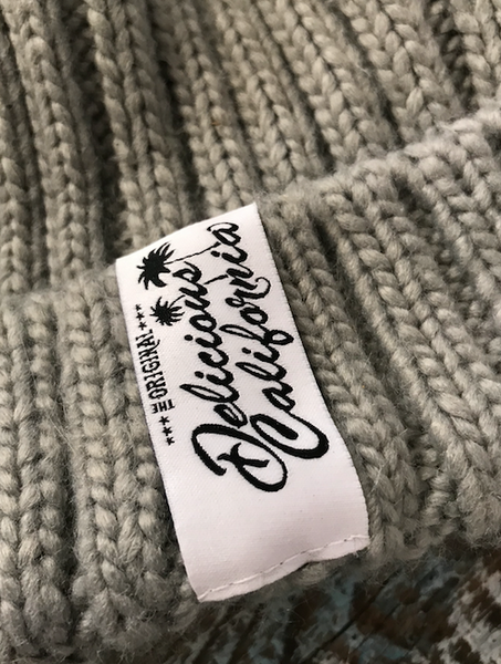 Delicious California Faux Fur Pom-Pom Beanies - Delicious California