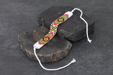 White African Ethnic Macrame Friendship Bracelet